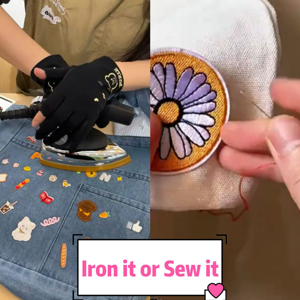 A123-Polyester Cartoon Cloth Patches (9 Square Game)