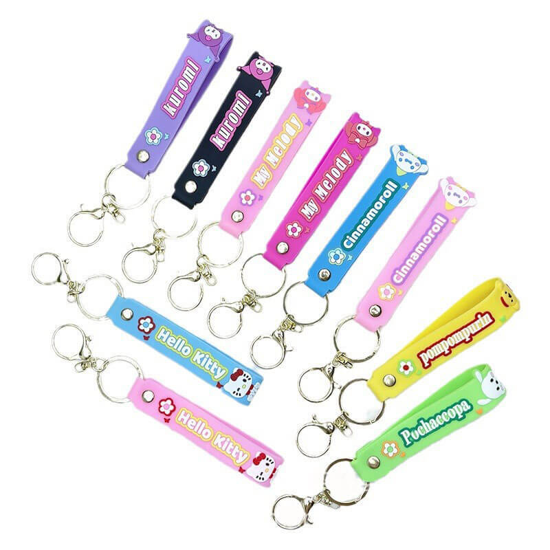 A163-RIO Soft Rubber Keychain (9 Square Game)