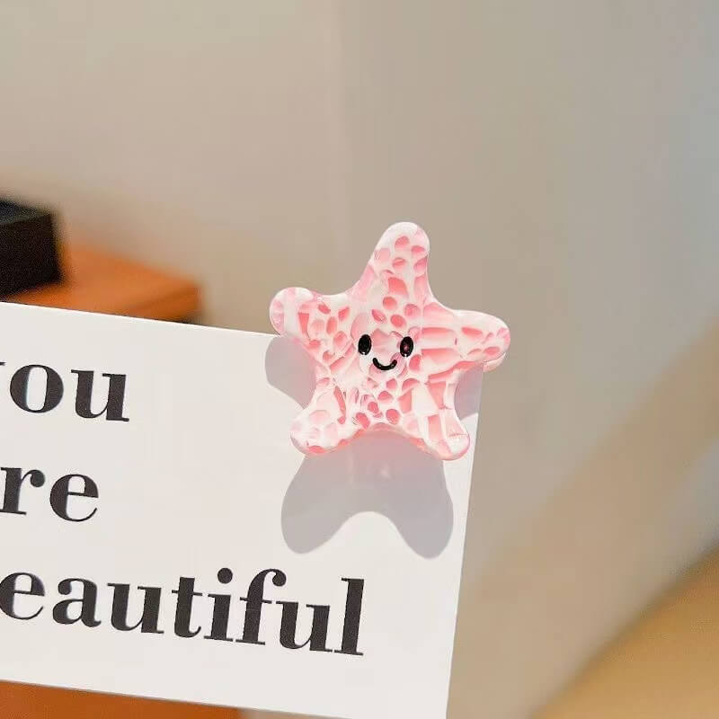 A187-Cute Sea Creatures Series Hair Claw Clips (9 Square Game)