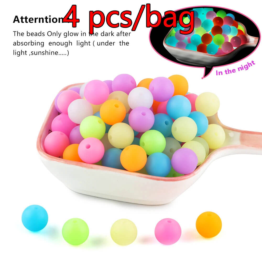 A199-(15mm)Luminous Silicone beads (9 Square Game)