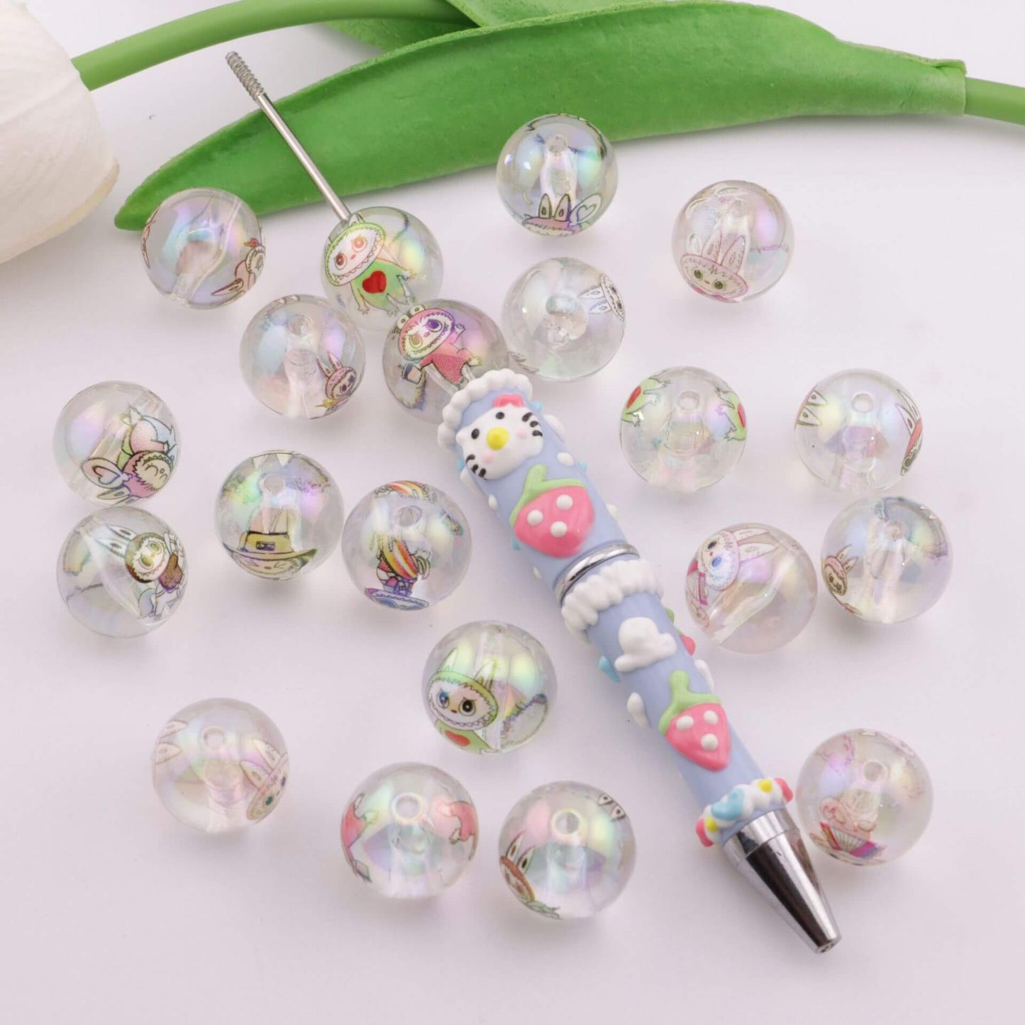 A210-(16mm)Acrylic BUBU Beads (9 Square Game)