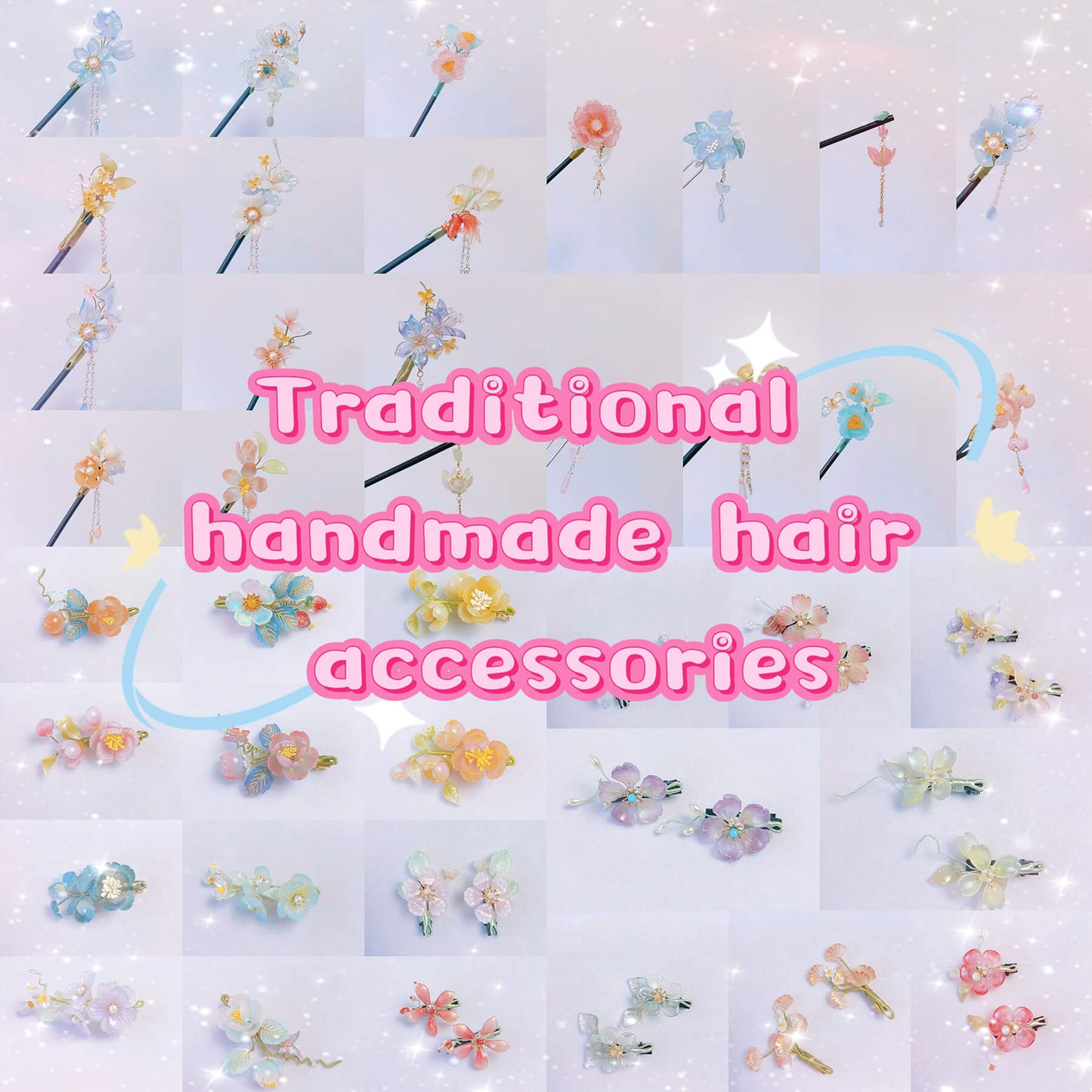 A247-Trdditional Handmade Hair Accessories (NO Game)