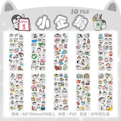 A132-Cartoon Waterproof PVE Stickers (Matching Game)