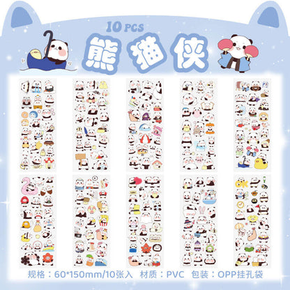 A132-Cartoon Waterproof PVE Stickers (Matching Game)