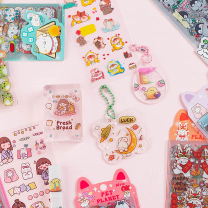 A132-Cartoon Waterproof PVE Stickers (Matching Game)