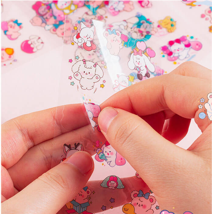 A132-Cartoon Waterproof PVE Stickers (Matching Game)