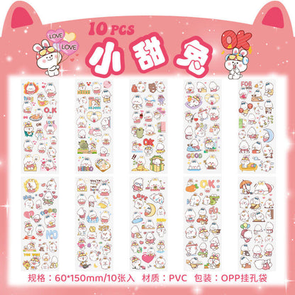 A132-Cartoon Waterproof PVE Stickers (Matching Game)