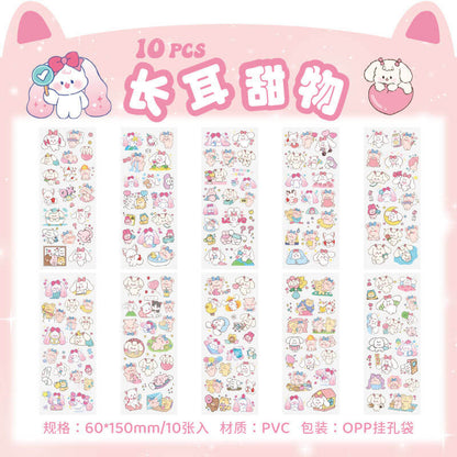 A132-Cartoon Waterproof PVE Stickers (Matching Game)