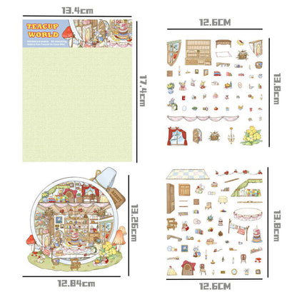 A207-Mini World 3D Stickers 1 (Matching Game)