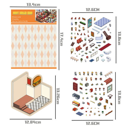 A207-Mini World 3D Stickers 1 (Matching Game)