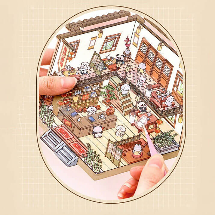 A207-Mini World 3D Stickers 1 (Matching Game)