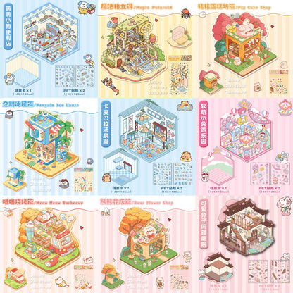 A149-Mini World 3D Stickers 2(Matching Game)