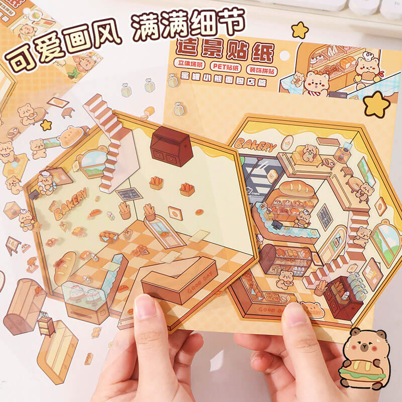 A149-Mini World 3D Stickers 2(Matching Game)