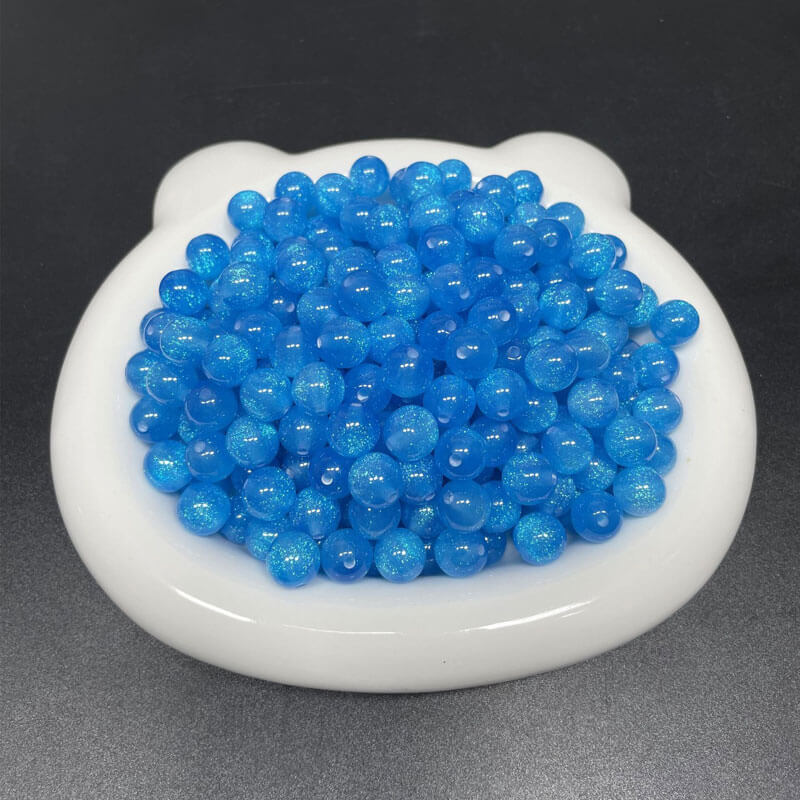 A155-(12mm)Acrylic Stardust-Infused Celestial Beads (9 Square Game)