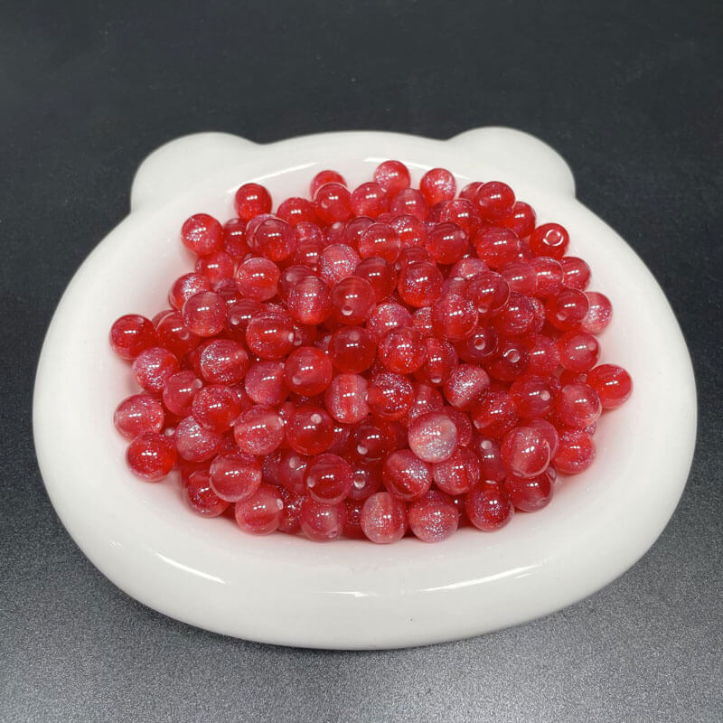 A155-(12mm)Acrylic Stardust-Infused Celestial Beads (9 Square Game)