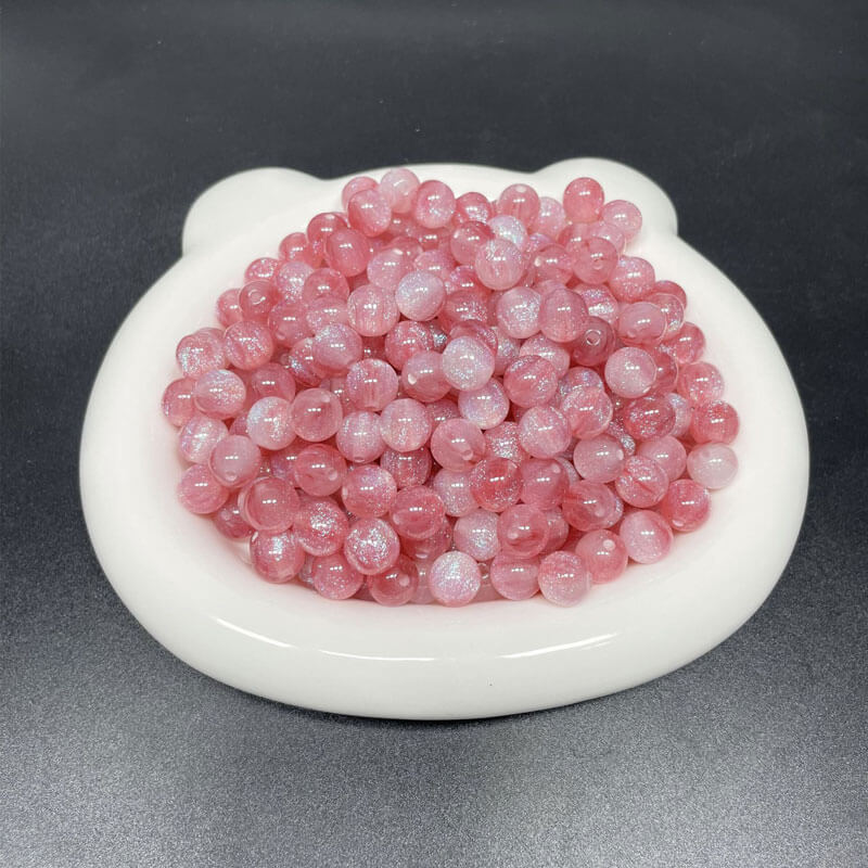 A155-(12mm)Acrylic Stardust-Infused Celestial Beads (9 Square Game)