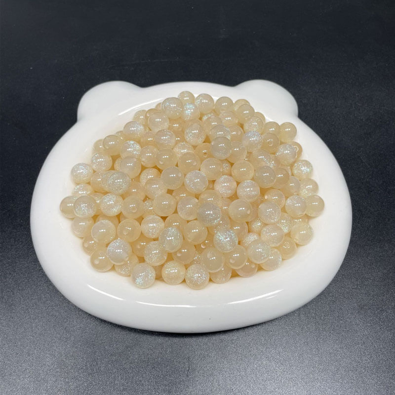 A155-(12mm)Acrylic Stardust-Infused Celestial Beads (9 Square Game)