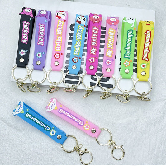 A163-RIO Soft Rubber Keychain (9 Square Game)