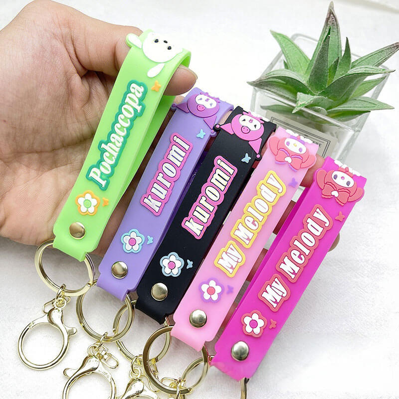 A163-RIO Soft Rubber Keychain (9 Square Game)