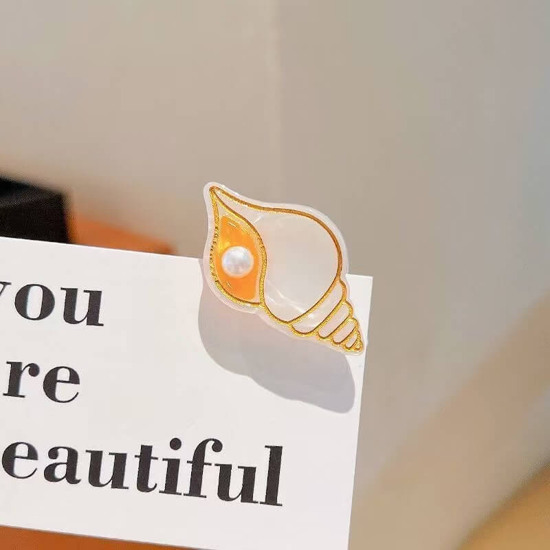 A187-Cute Sea Creatures Series Hair Claw Clips (9 Square Game)