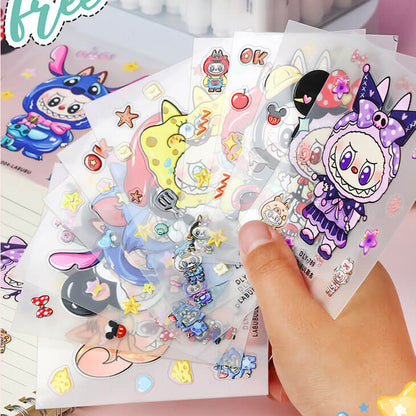 A191-BUBU Waterproof PVE Stickers (Matching Game)