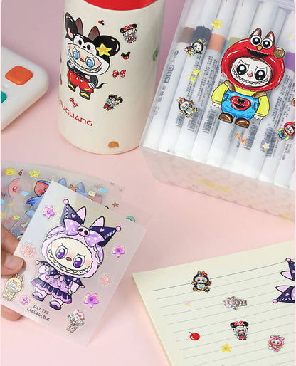 A191-BUBU Waterproof PVE Stickers (Matching Game)