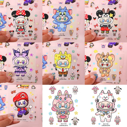 A191-BUBU Waterproof PVE Stickers (Matching Game)