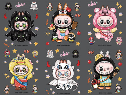 A191-BUBU Waterproof PVE Stickers (Matching Game)