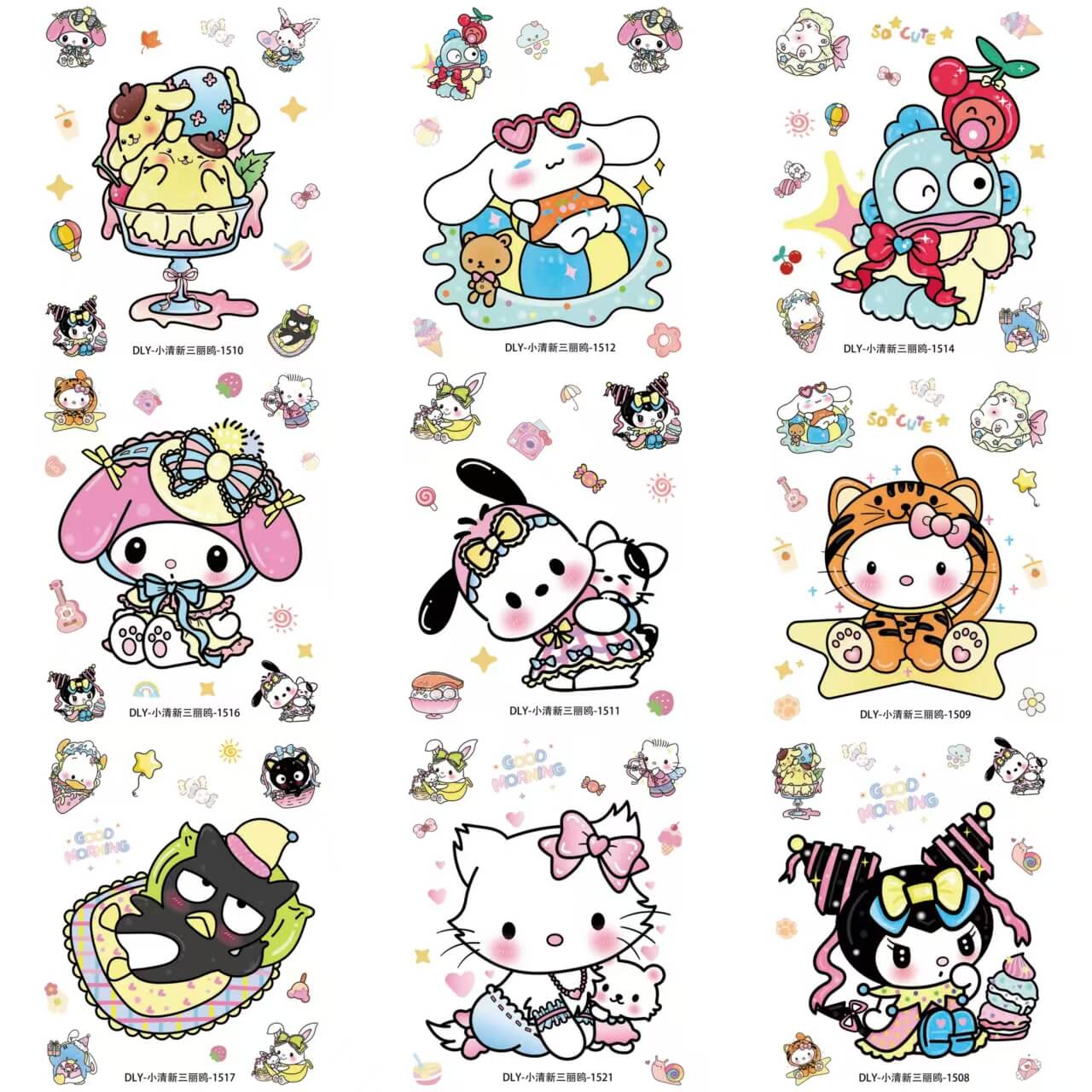 A195-RIO Waterproof PVE Stickers (Matching Game)