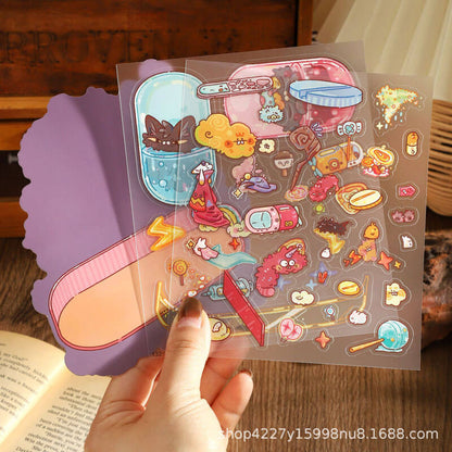 A196-Mini World 3D Stickers 4 (Matching Game)