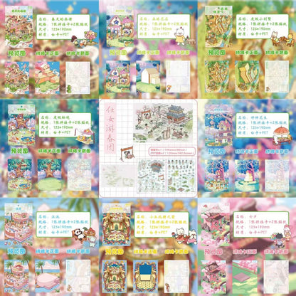 A196-Mini World 3D Stickers 4 (Matching Game)