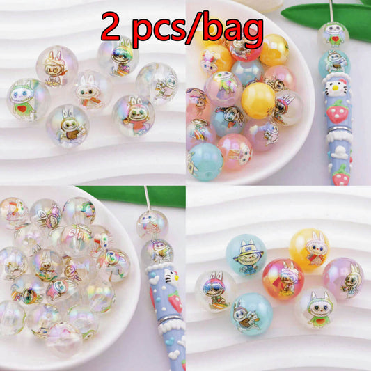 A210-(16mm)Acrylic BUBU Beads (9 Square Game)