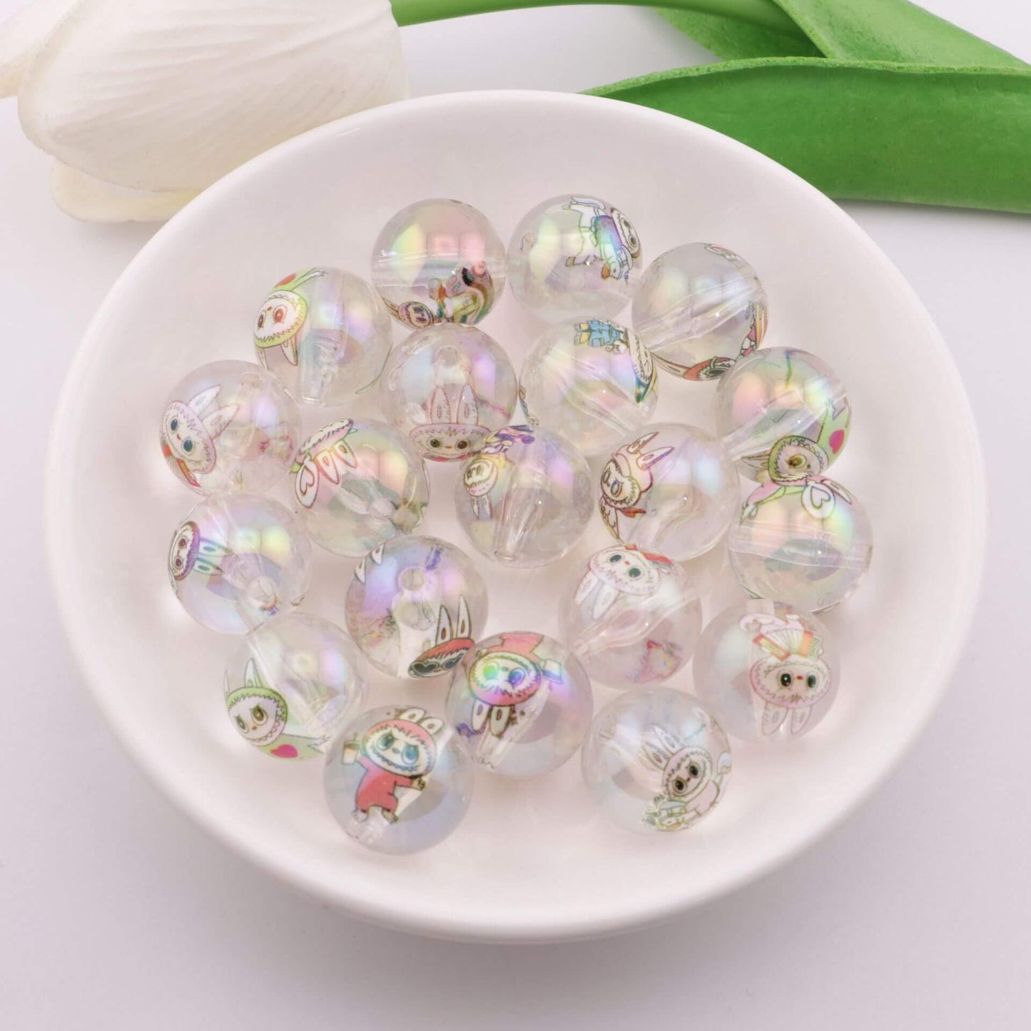 A210-(16mm)Acrylic BUBU Beads (9 Square Game)