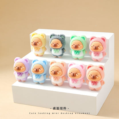 A215-Flocked Capybara (Cube Game)