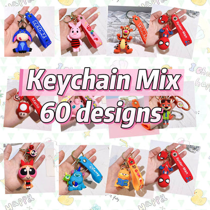 A218-Keychain Mixed (Cube Game)