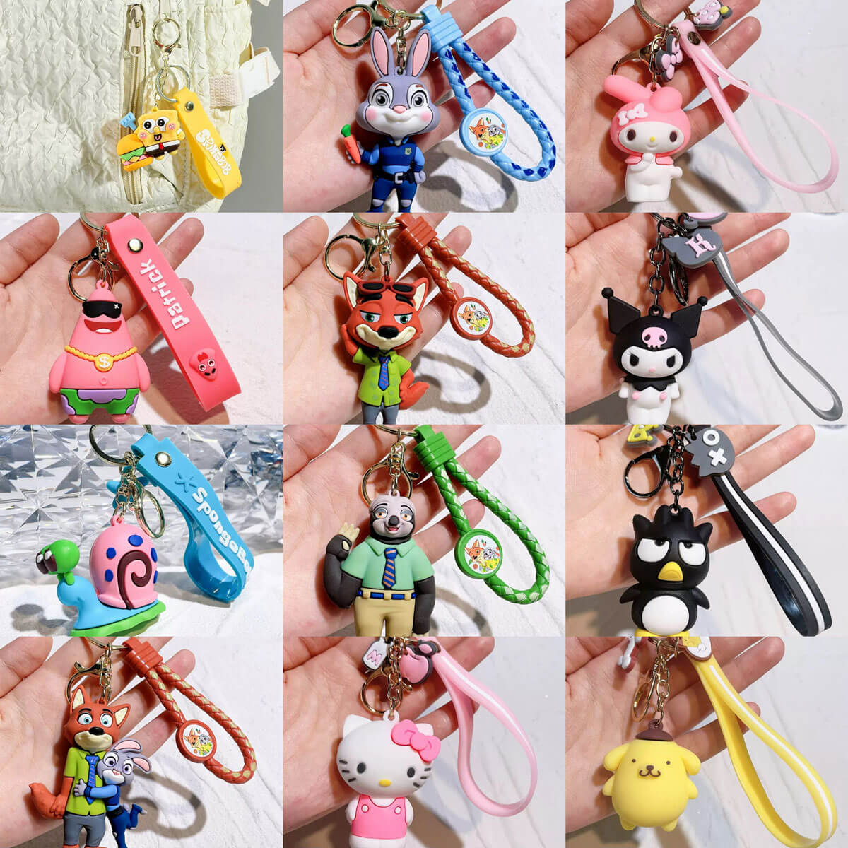 A218-Keychain Mixed (Cube Game)