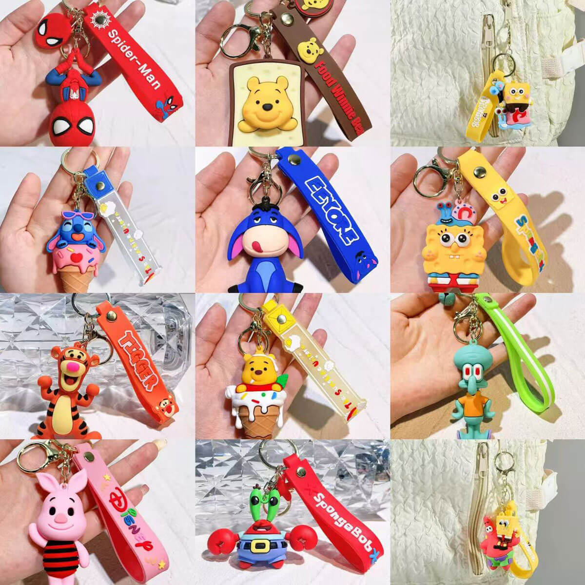 A218-Keychain Mixed (Cube Game)