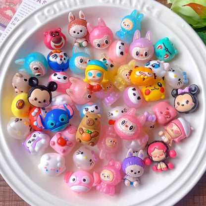 A219-Soft Rubber Figures Beads Mixed (9 Square Game)