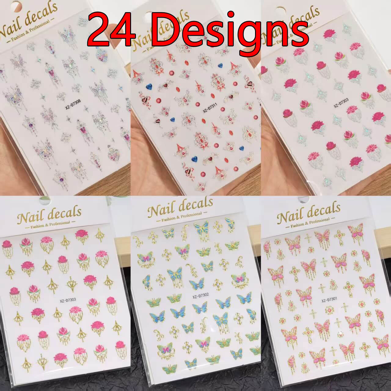 A221-Fashionable Nail Sticker (Matching Game)