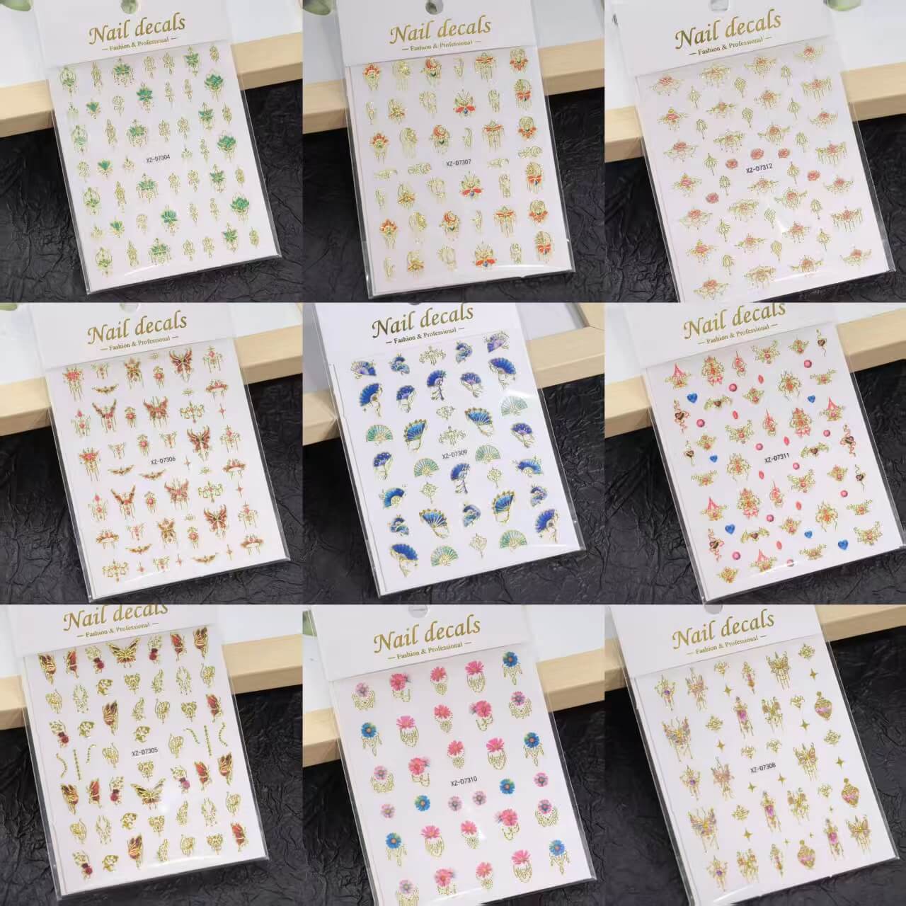 A221-Fashionable Nail Sticker (Matching Game)
