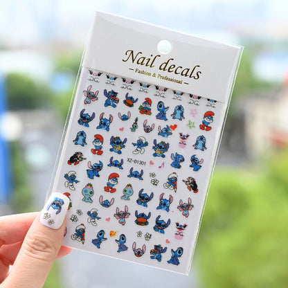 A224-Stitch Nail Sticker (Matching Game)