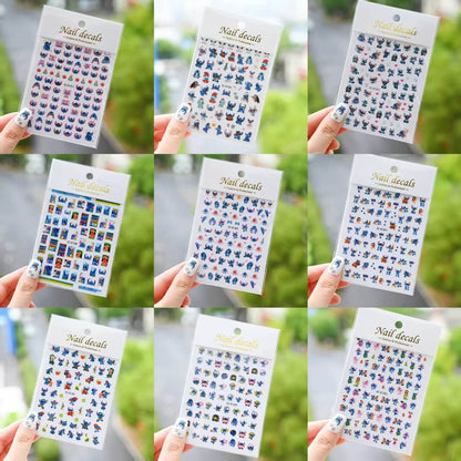 A224-Stitch Nail Sticker (Matching Game)