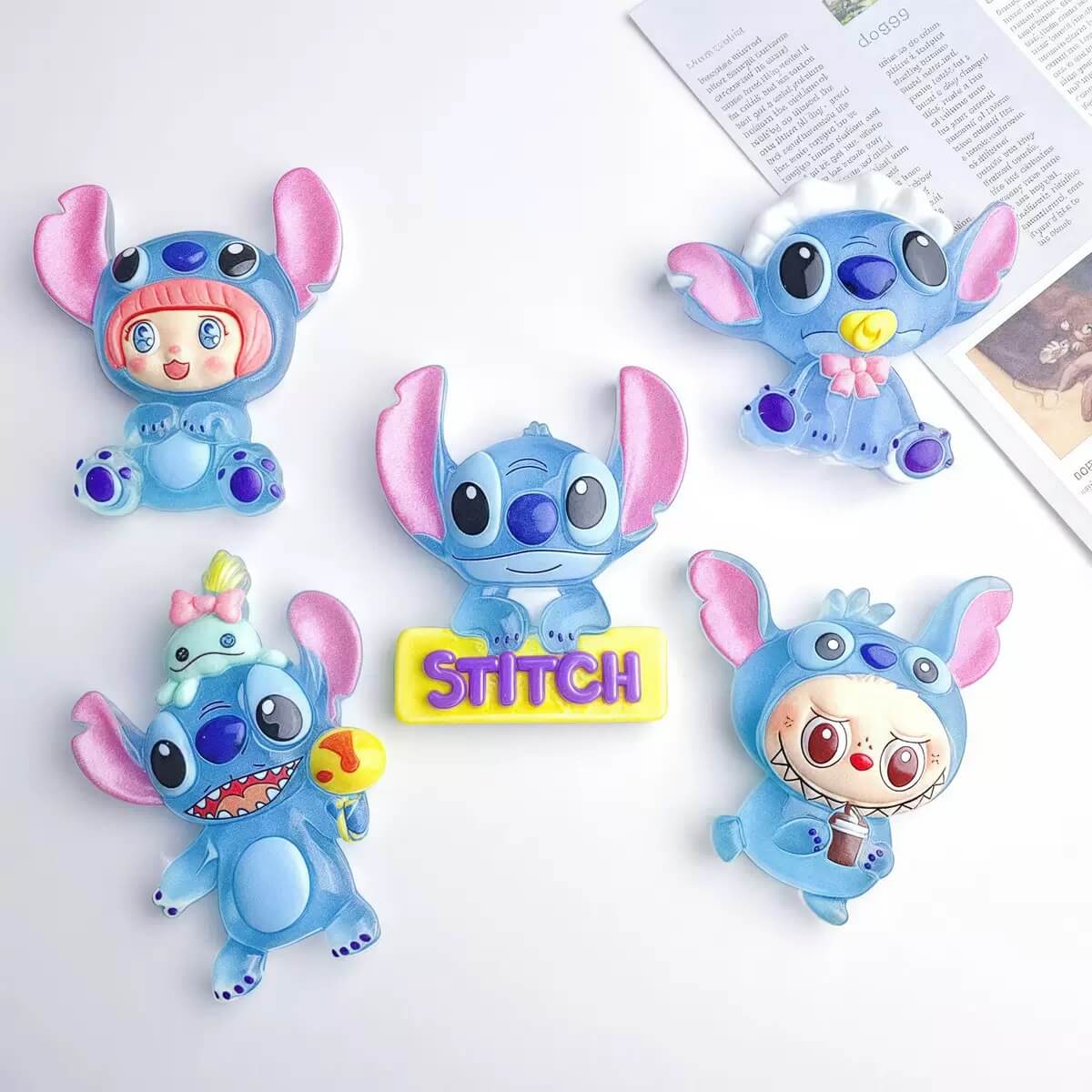 A229-Luminous Big Resin Charm Mixed (9 Square Game)