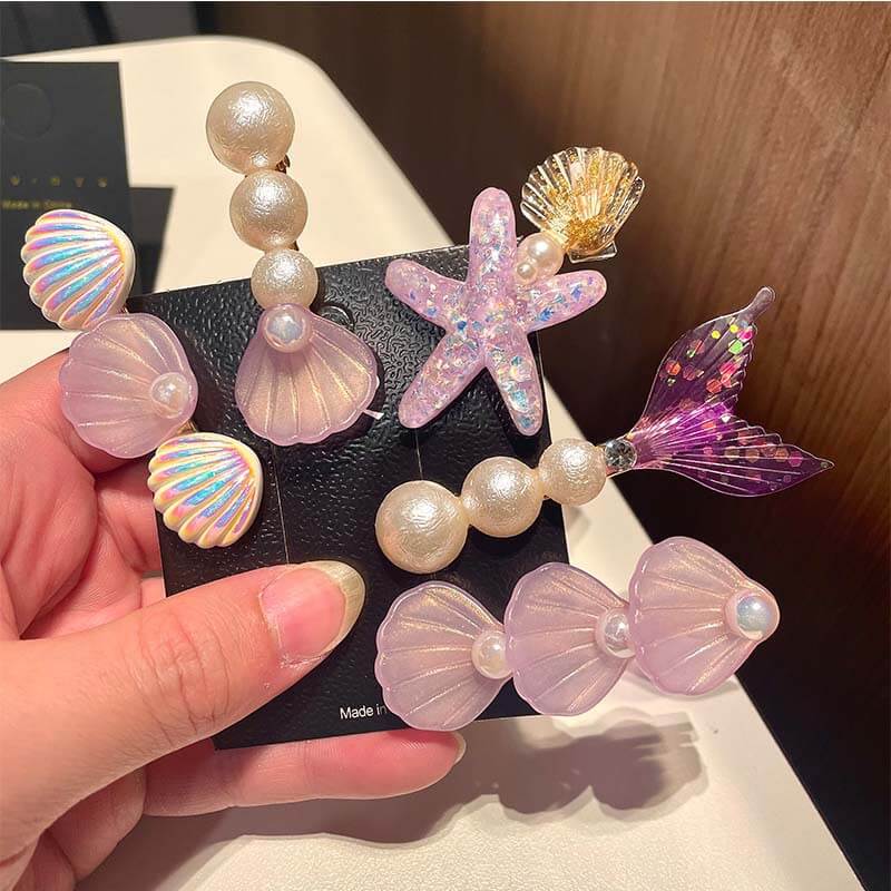 A234-Ocean Style Hair Clip (Matching Game)