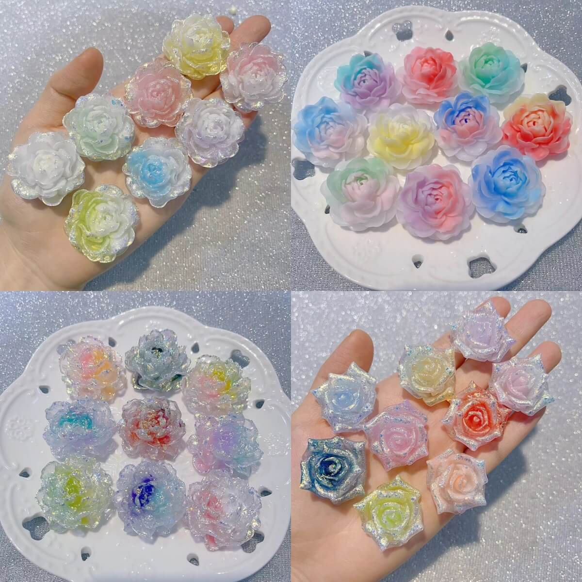 A249-Luminous Flowers Mixed (9 Square Game)