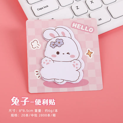 A251-Cartoon Sticky Note Pad (9 Square Game)