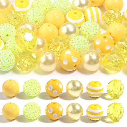 A252-20MM Acrylic Beads Mixed (Matching Game)