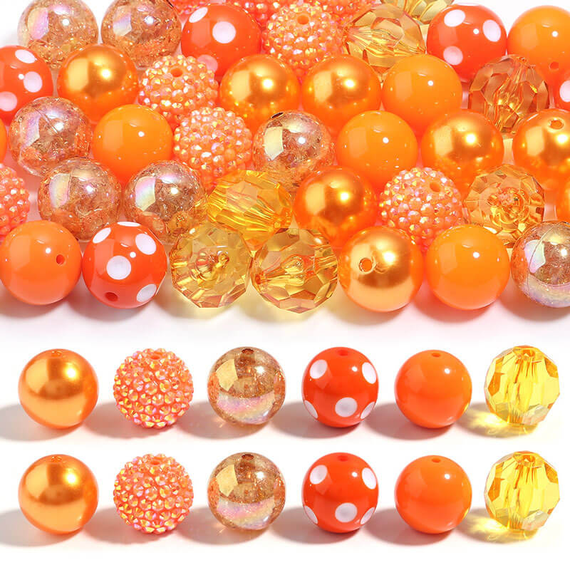 A252-20MM Acrylic Beads Mixed (Matching Game)