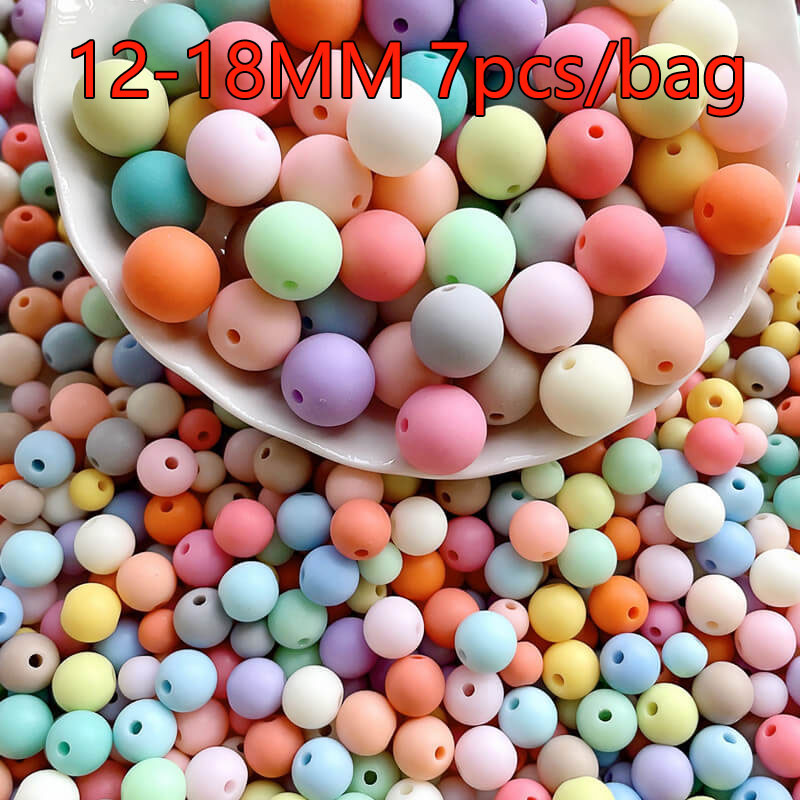A257-(12-18MM)Acrylic Macaron Beads (9 Square Game)