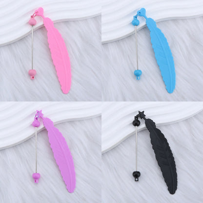 A259-DIY Beadable Feather Bookmark (Matching Game)